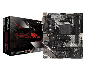 ASRock B450M-HDV R4.0 alaplap (90-MXB9N0-A0UAYZ)